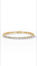 Round & Marquise Cut Tennis Bracelet