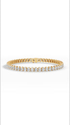7" Oval Cut Tennis Bracelet
