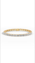 Emerald Cut Tennis Bracelet