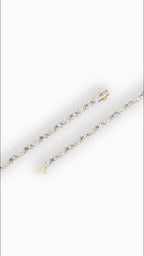 Round & Marquise Cut Tennis Bracelet