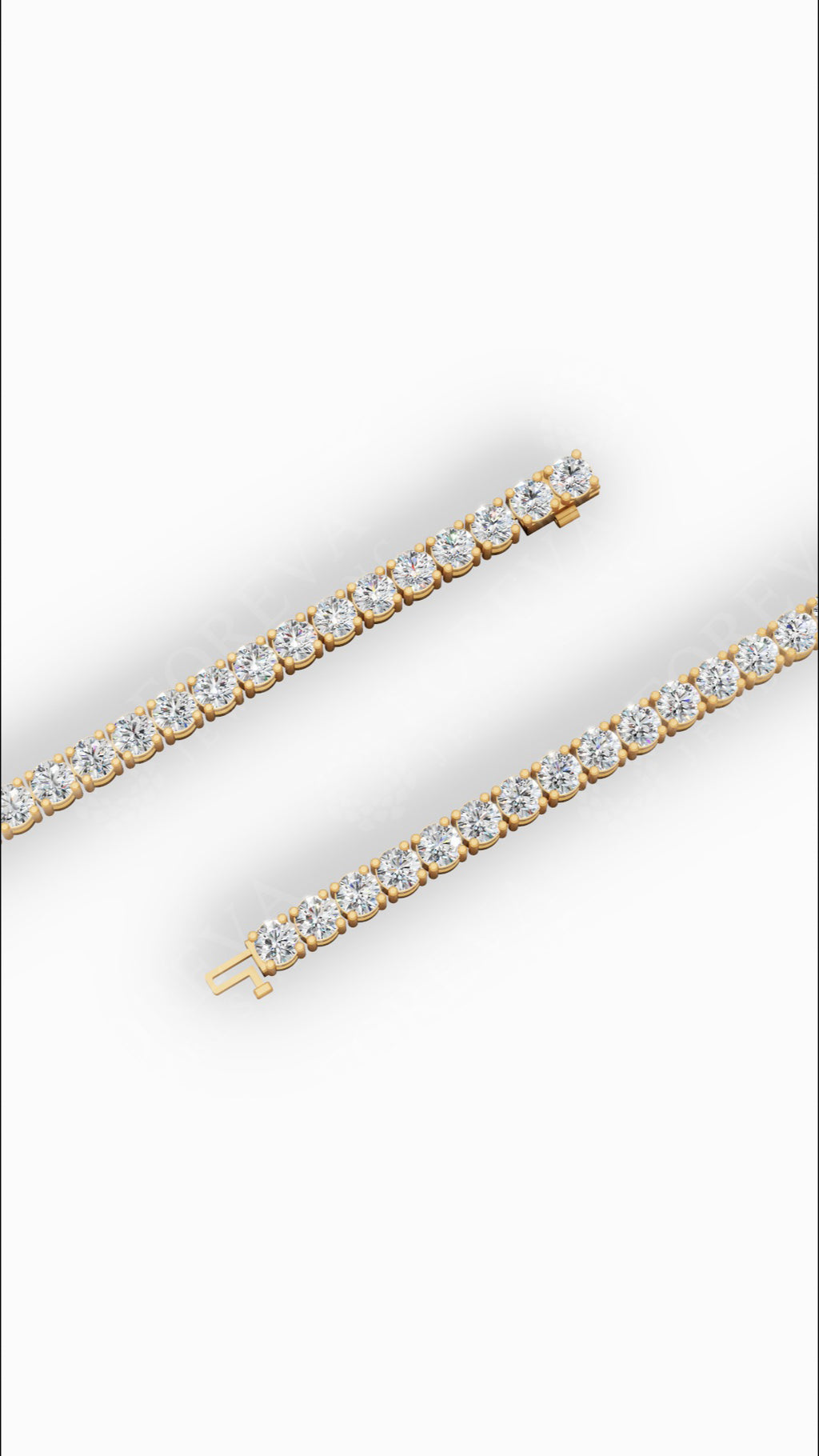 7" Elegant Round Cut Tennis Bracelet