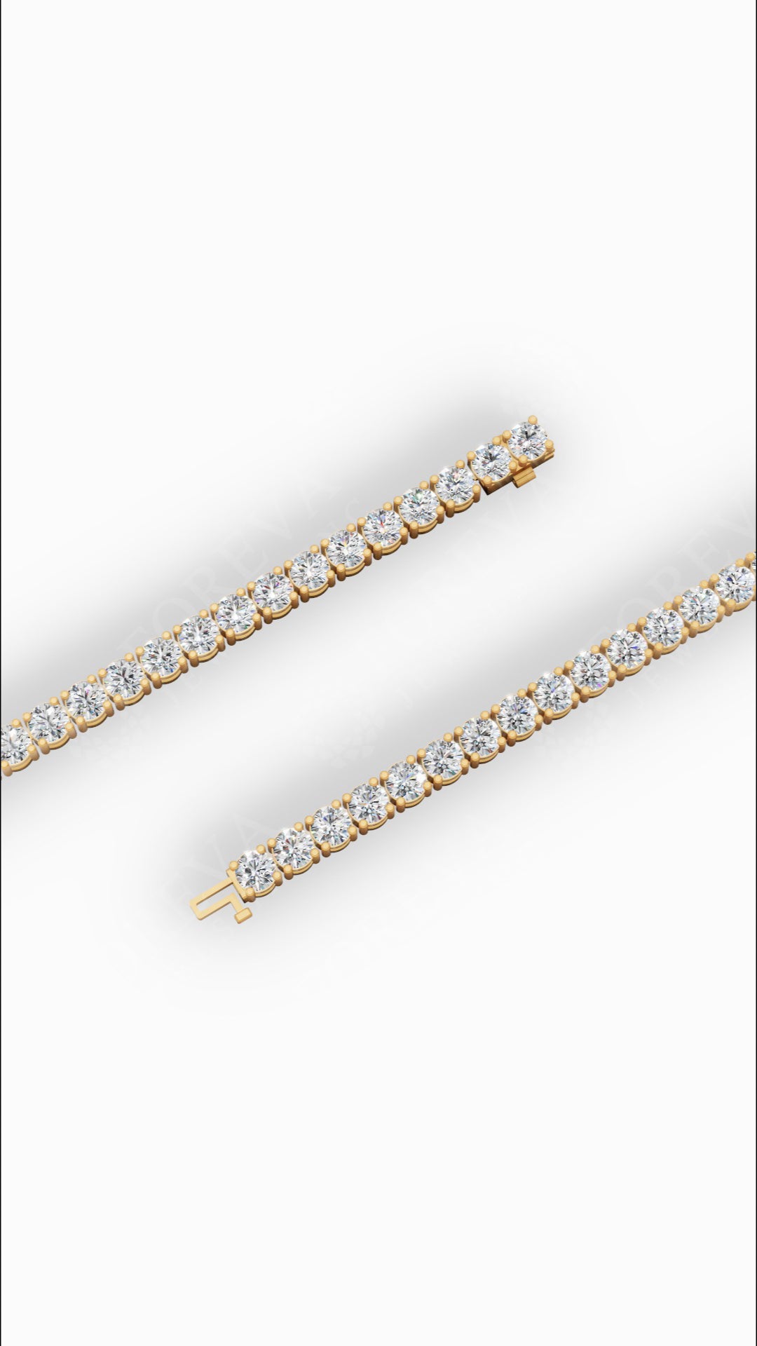 7" Elegant Round Cut Lab Grown Diamond Tennis Bracelet