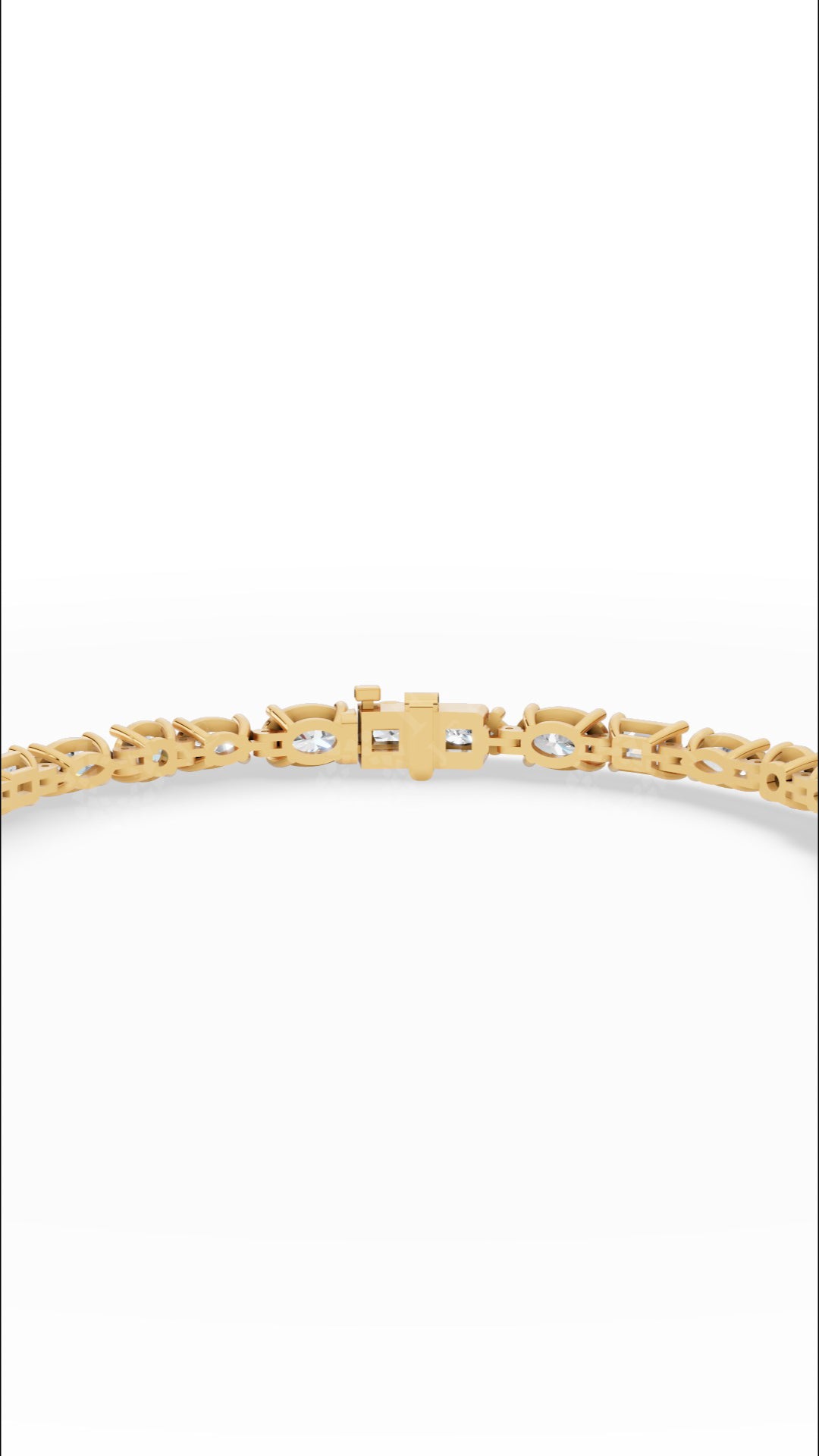 Mixed Cut Lab Grown Diamond Tennis Bracelet