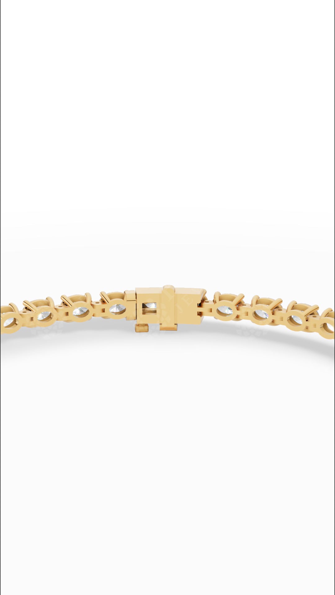Oval Cut Lab Grown Diamond Tennis Bracelet