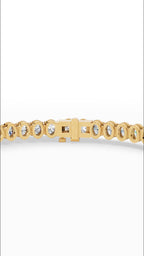 7" Oval Cut Tennis Bracelet