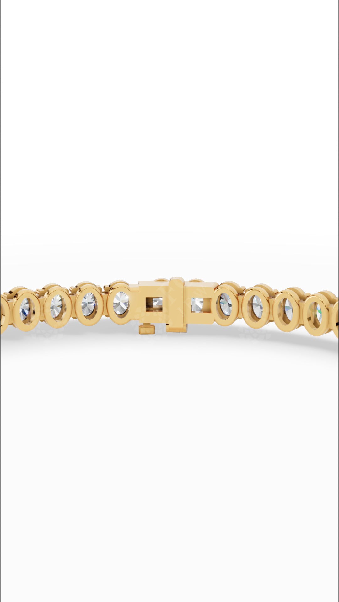 7" Oval Cut Lab Grown Diamond Tennis Bracelet
