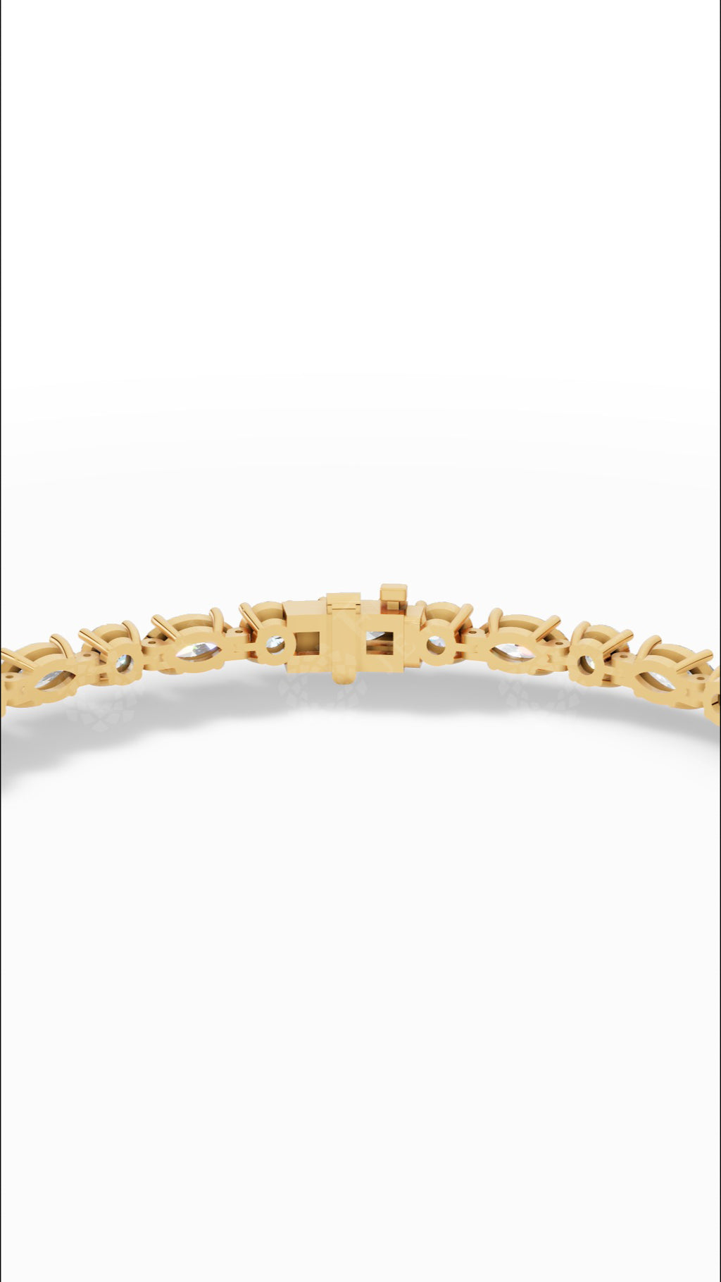 Round & Marquise Cut Tennis Bracelet
