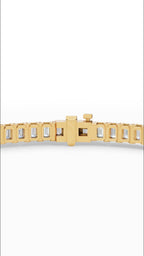 5.7 ct Emerald Cut Tennis Bracelet