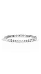 7" Oval Cut Tennis Bracelet