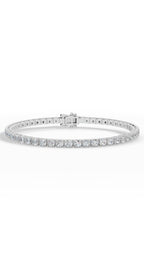 7" Round Cut Lab Grown Diamond Tennis Bracelet