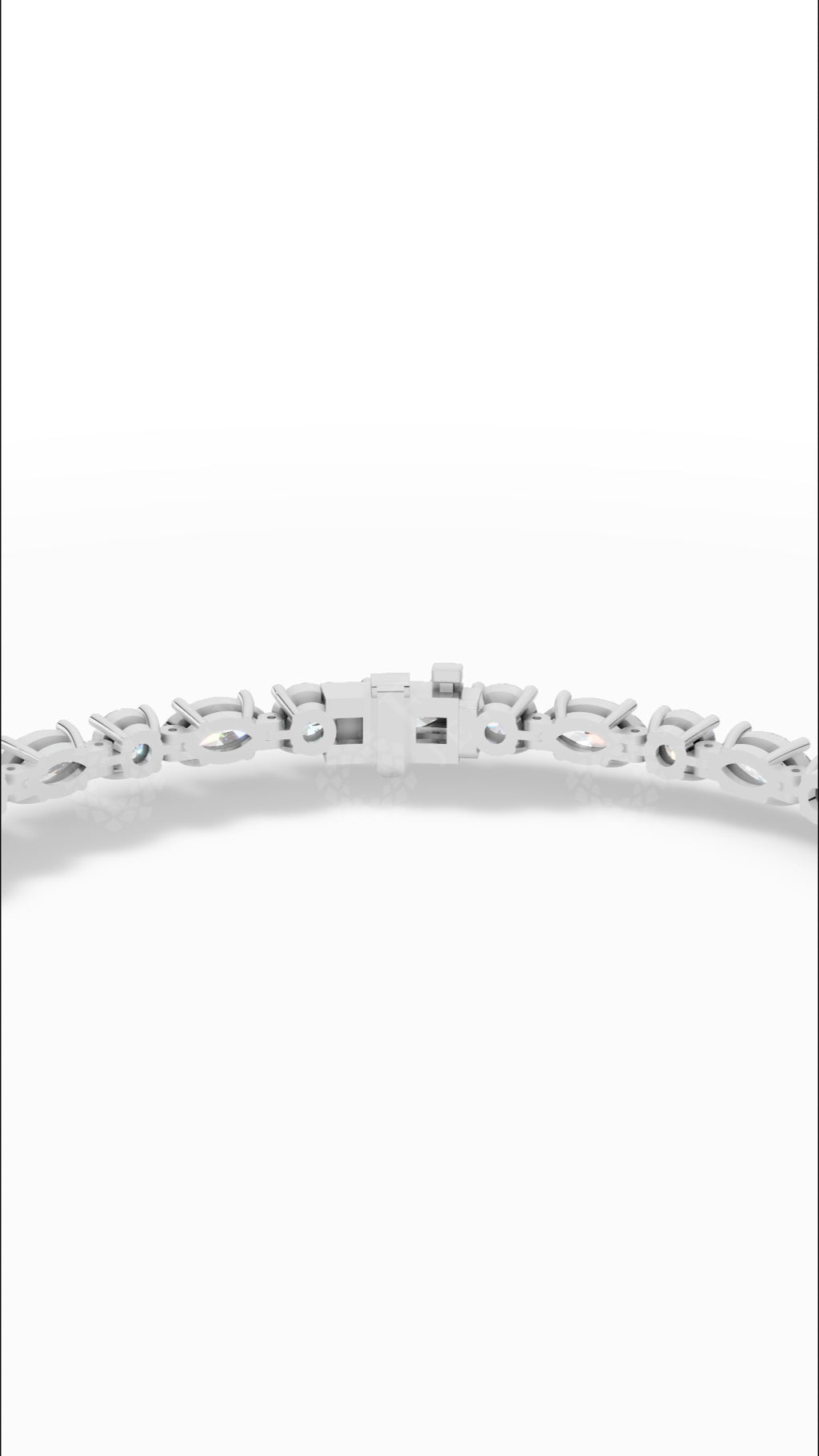 Round & Marquise Cut Tennis Bracelet