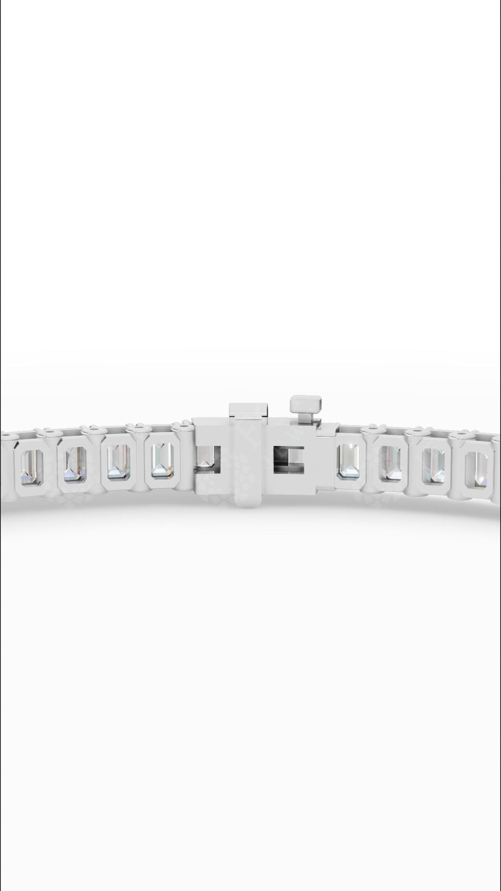 5.7 ct Emerald Cut Tennis Bracelet