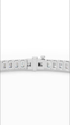 5.7 ct Emerald Cut Tennis Bracelet