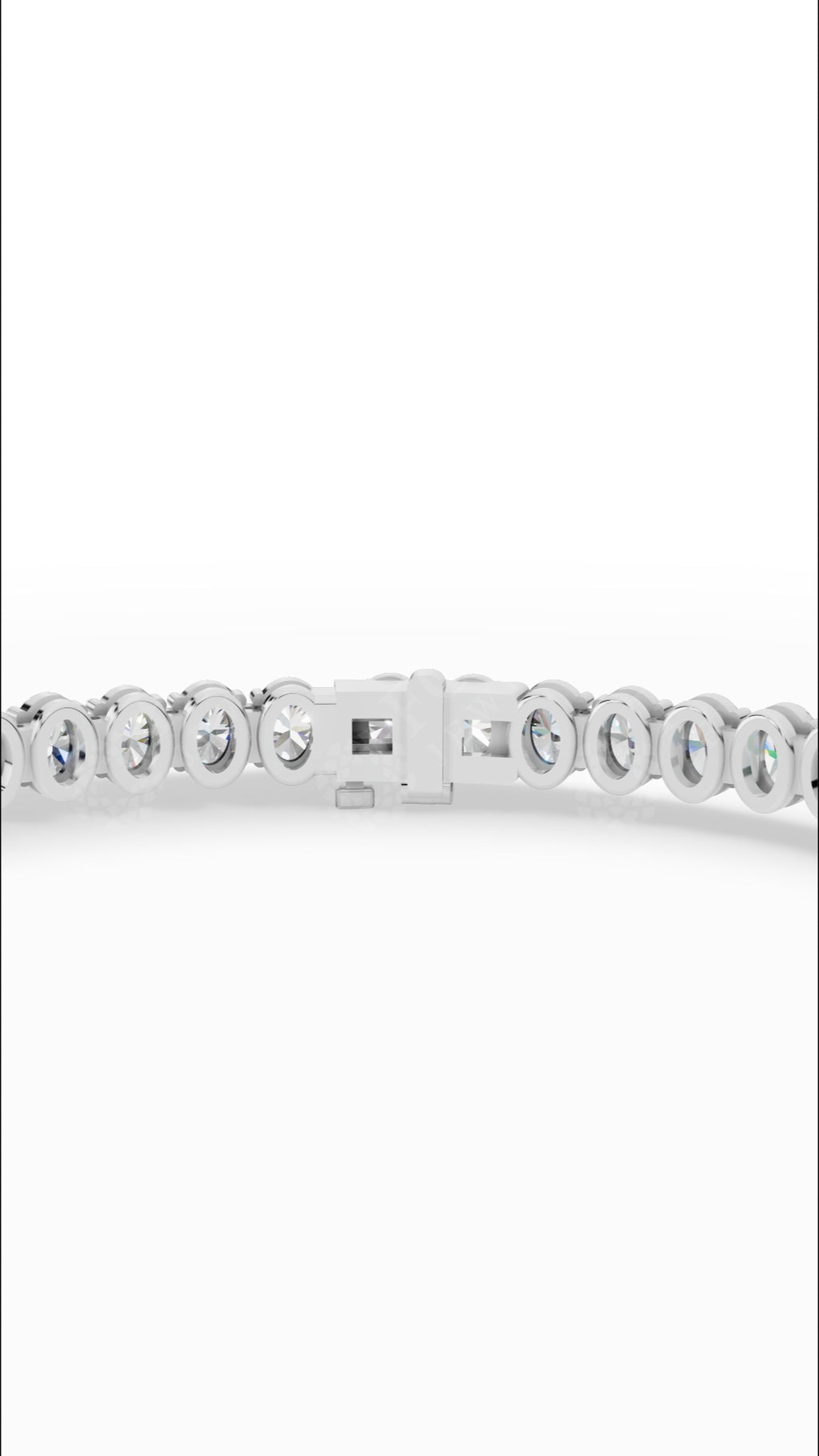 7" Oval Cut Tennis Bracelet