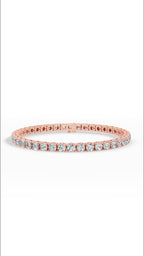 7" Elegant Round Cut Tennis Bracelet