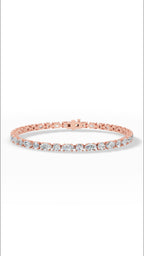 Round & Marquise Cut Tennis Bracelet