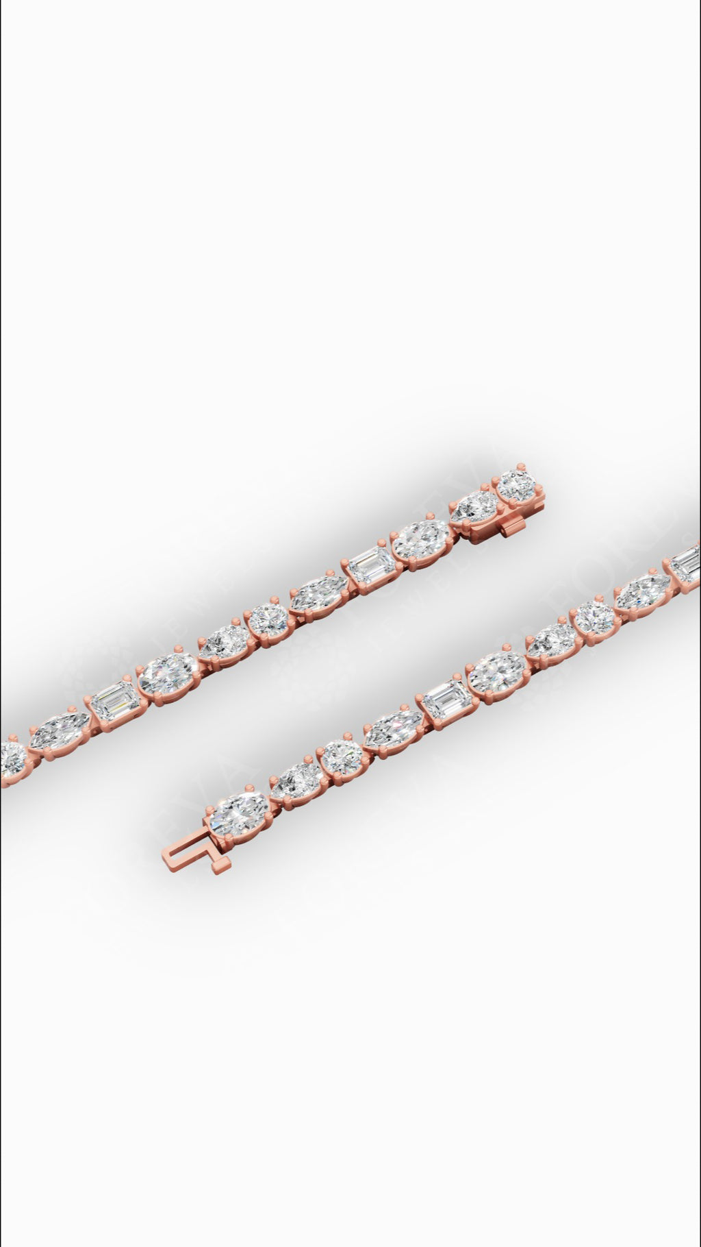 Mixed Cut Tennis Bracelet