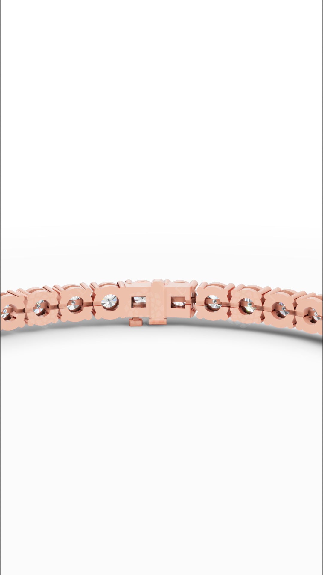 7" Elegant Round Cut Lab Grown Diamond Tennis Bracelet