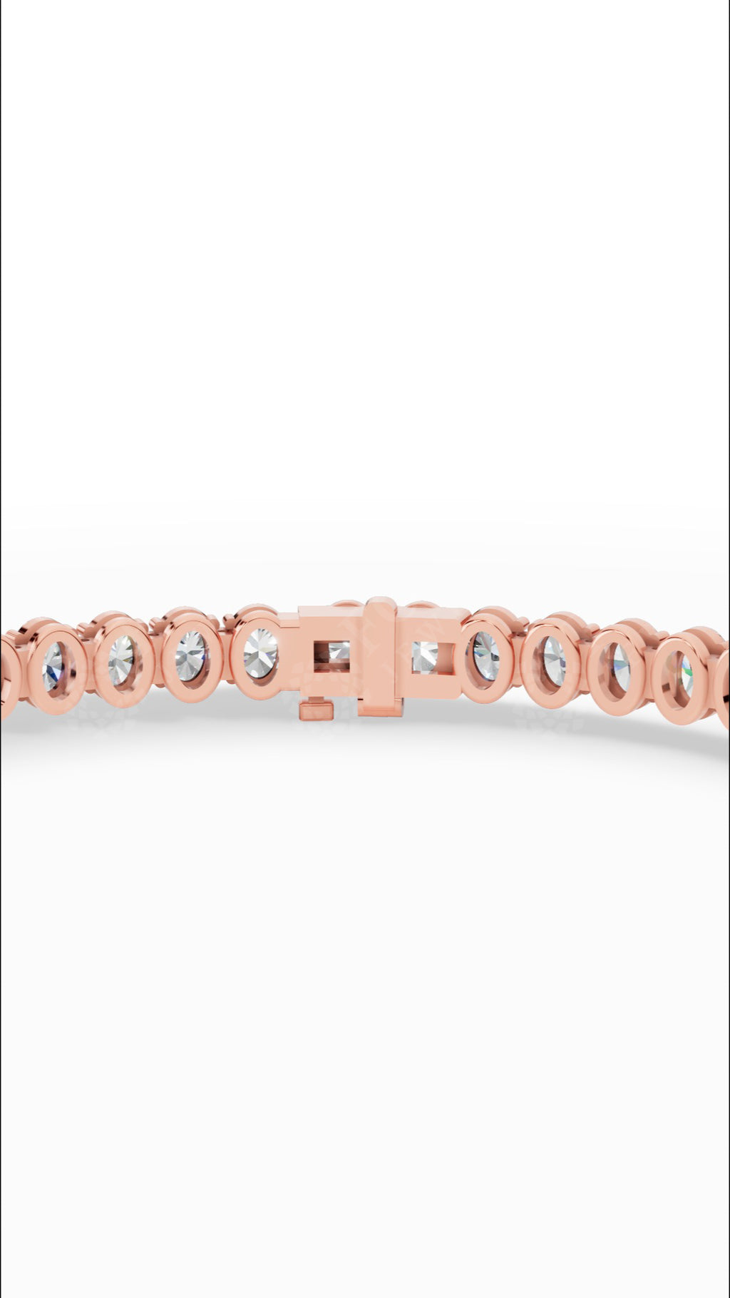 7" Oval Cut Tennis Bracelet