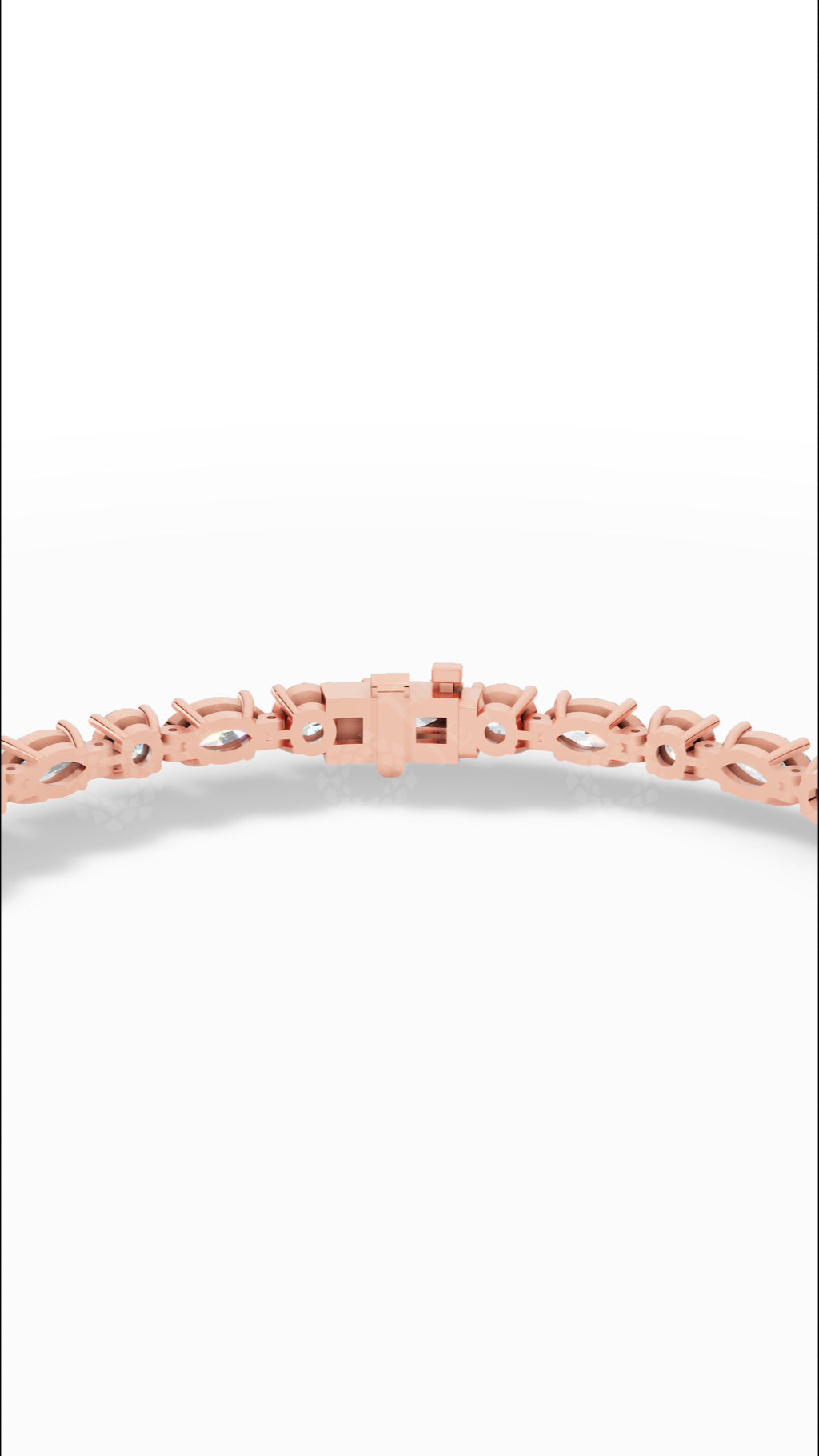 Round & Marquise Cut Tennis Bracelet