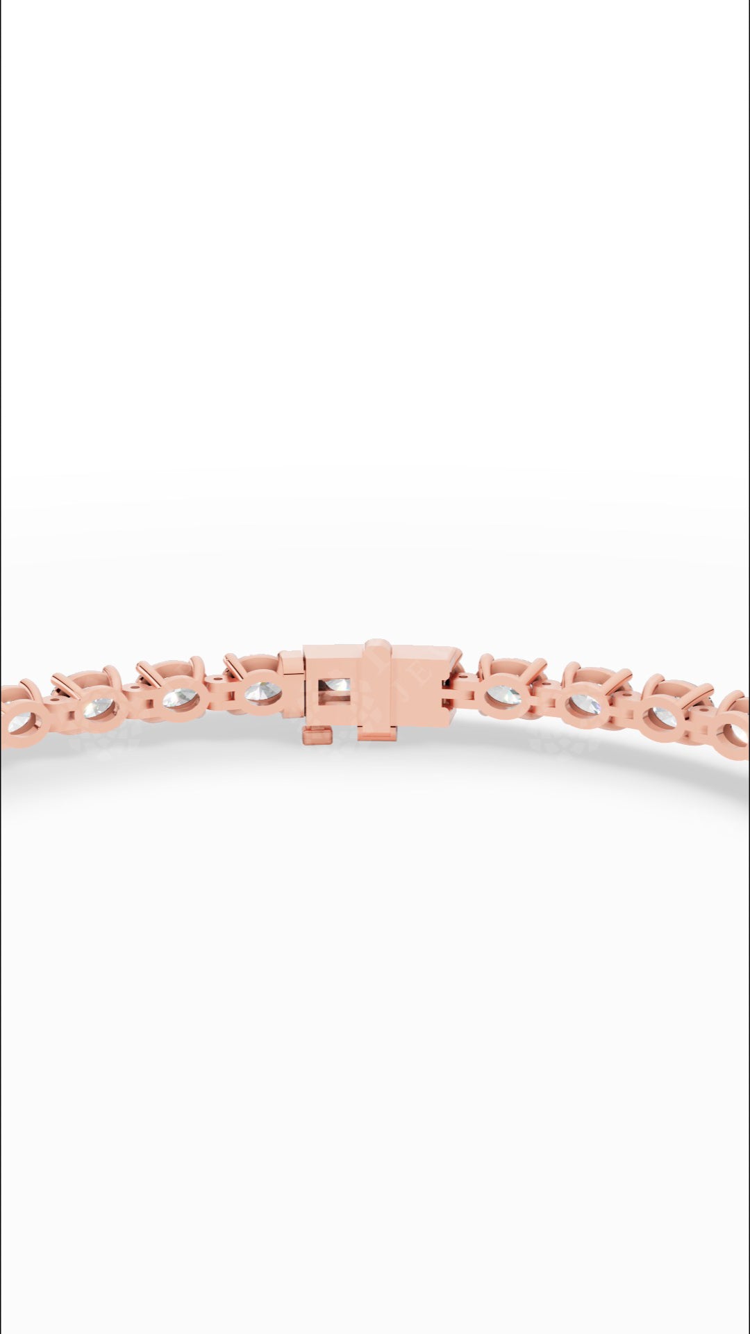 Oval Cut Lab Grown Diamond Tennis Bracelet