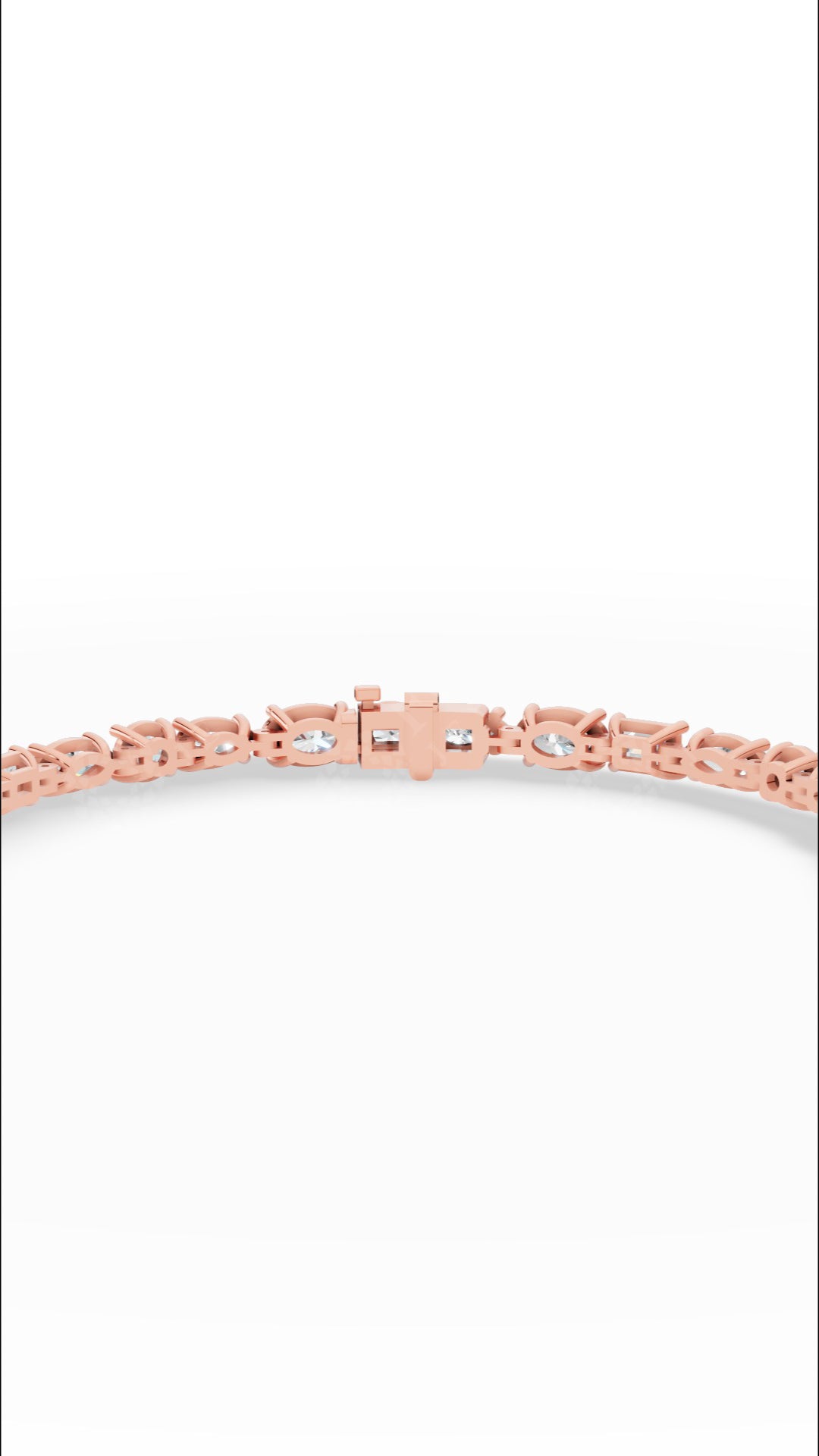 Mixed Cut Lab Grown Diamond Tennis Bracelet