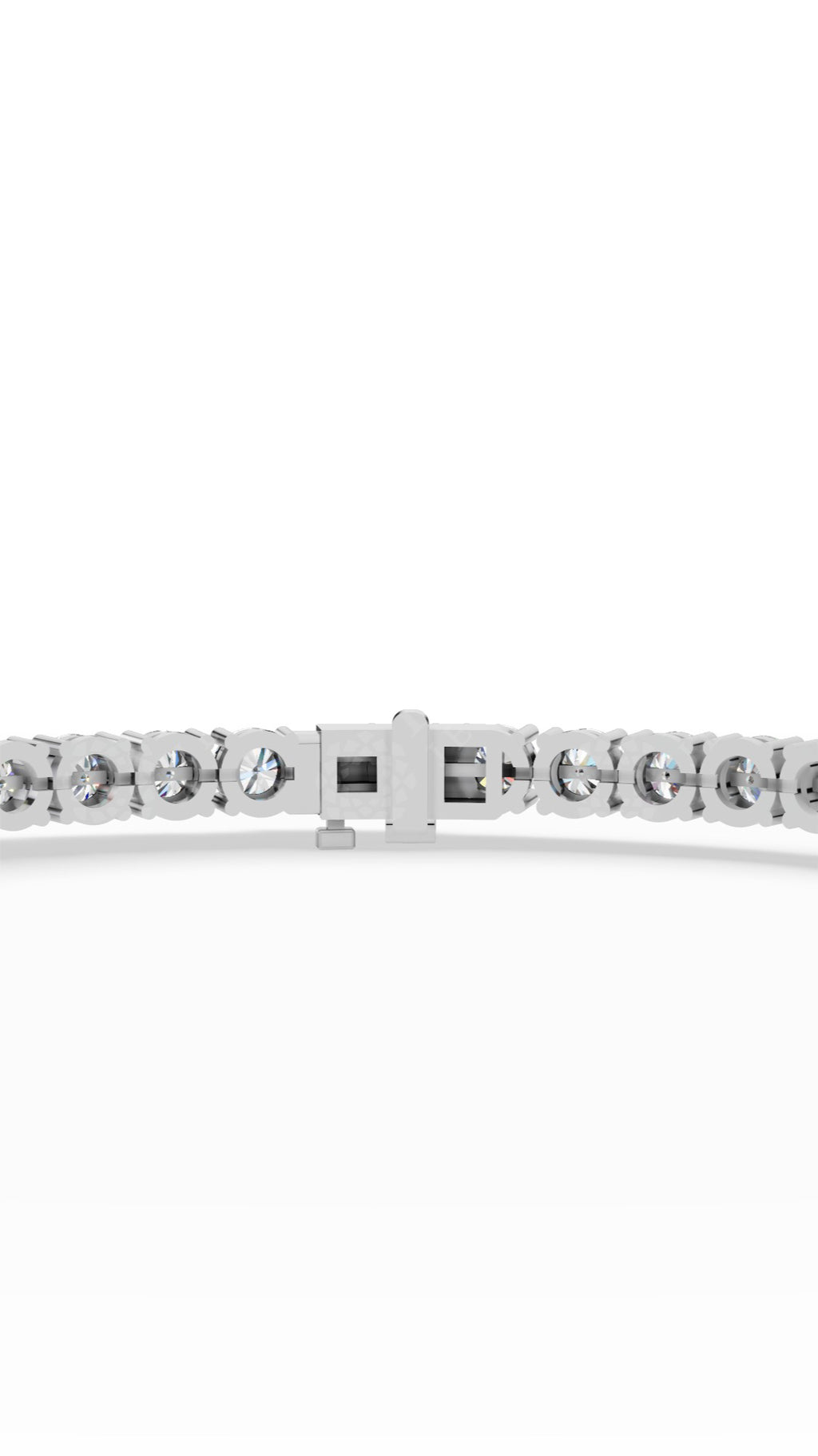 7" Classic Round Cut Tennis Bracelet 10K White Gold 7 CTW