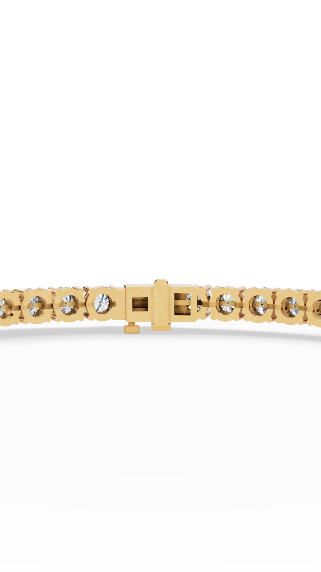 7" Classic Round Cut Tennis Bracelet 14K Yellow Gold 7 CTW