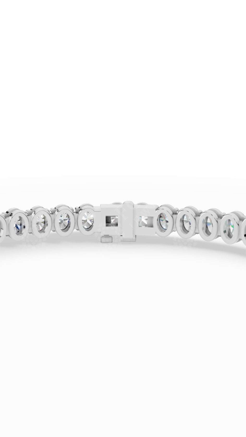 7" Oval Cut Tennis Bracelet 925 Sterling Silver 8.3 CTW