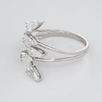 PEAR LAB GROWN DIAMOND WEDDING RING