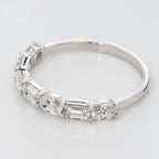 EMERALD CROWN RING EMBRACED BY OVAL CUT SOLITAIRE LAB GROWN DIAMOND