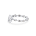 HALO RING IN PEAR & MARQUISE CUT SOLITAIRE LAB GROWN DIAMOND