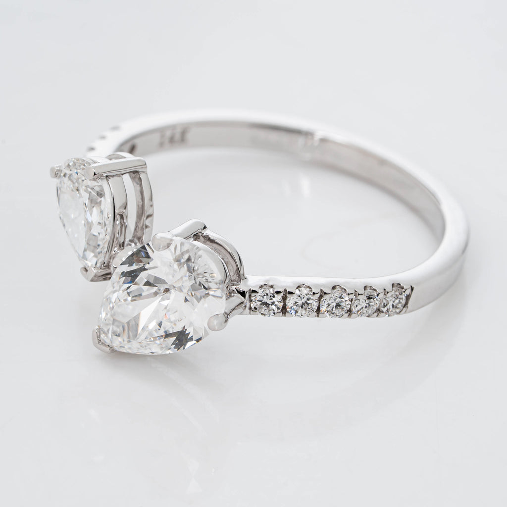 TOI ET MOI PEAR CUT SOLITAIRE LAB GROWN DIAMOND