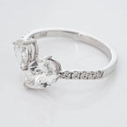 TOI ET MOI PEAR CUT SOLITAIRE LAB GROWN DIAMOND