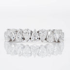 CROWN RING IN PEAR CUT SOLITAIRE LAB GROWN DIAMOND