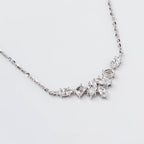 EMERALD AND MARQUISE PETAL NECKLACE IN STUNNING GOLD