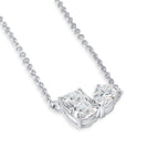 TOI ET MOI PENDENT WITH CUSHION & PEAR CUT LAB GROWN DIAMOND
