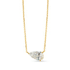 EXCELLENT PEAR CUT PENDENT IN SOLITAIR LAB GROWN DIAMOND