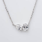 TOI ET MOI PENDENT WITH PEAR & EMERALD CUT LAB GROWN DIAMOND