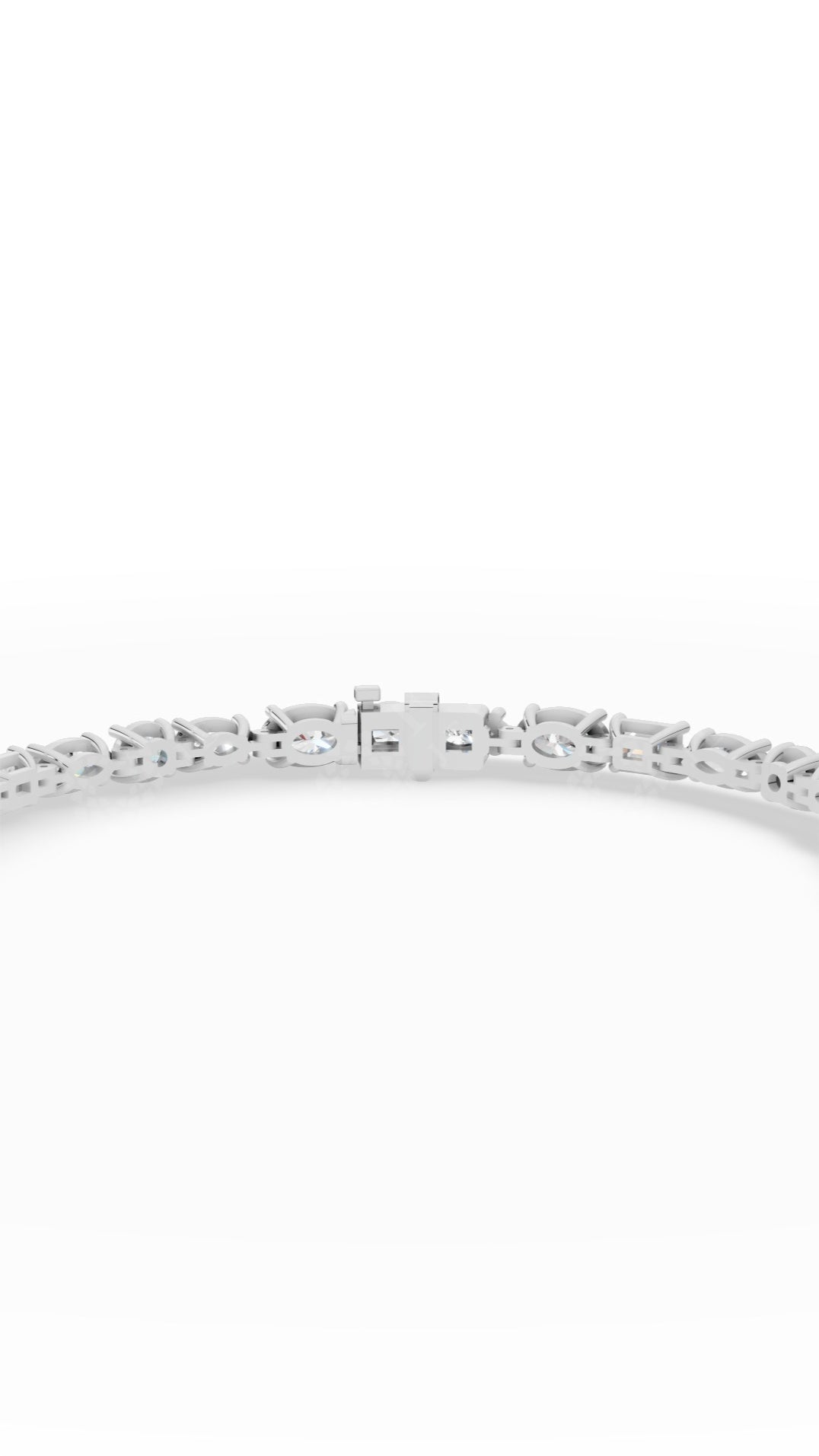 Mixed Cut Tennis Bracelet 925 Sterling Silver 7.7 CTW