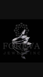 PEAR LAB GROWN DIAMOND WEDDING RING