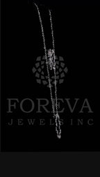 BUGUETTE AND ROUND DIAMOND UNITY CIRCLE PENDENT