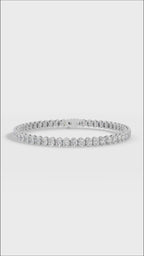 7" Oval Cut Tennis Bracelet