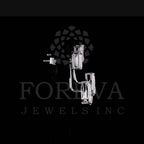 CASCADE DUET EARRINGS WITH EMERALD AND PEAR SOLITAIRE DIAMOND