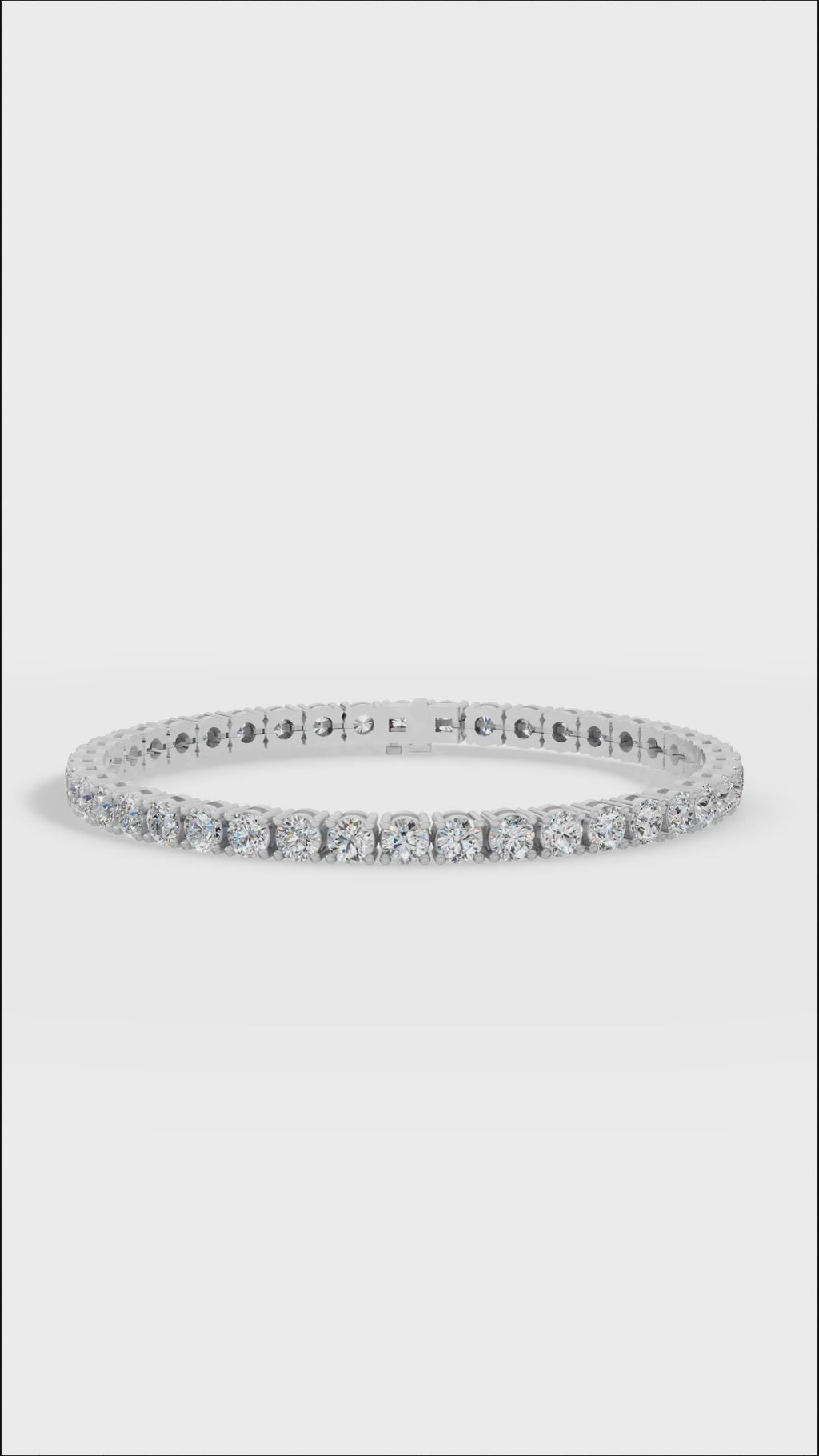 7" Elegant Round Cut Tennis Bracelet