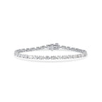 Round & Marquise Cut Lab Grown Diamond Tennis Bracelet